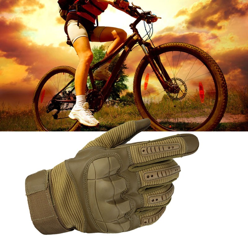 Motorcycle Gloves Hard Knuckle Breathable Good Grip Anti Slip Full