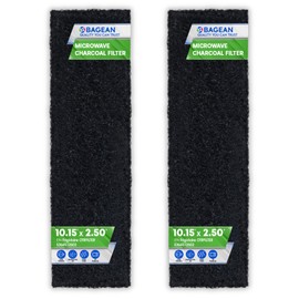 Microwave Carbon Filter 10.15” x 2.5” Compatible with Frigidaire OTRFILTER - Fits PureAir Frigidaire Microwave Filter Replacement - Oven Vent Filters Removes Odors & Freshens The Kitchen Air (2-Pack)