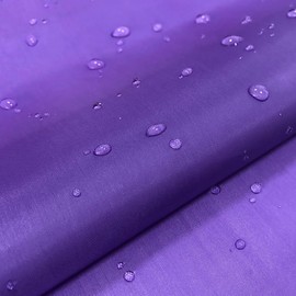 David Angie Waterproof Polyester Fabric - 55 Inches Wide by The Yard - for Cushion Covers, Tent, Flags, Bags, Tarp Cover 1 Yard ﻿ (Purple)