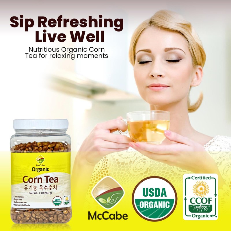 McCabe Organic Corn Tea - Roasted Corn Tea | USDA