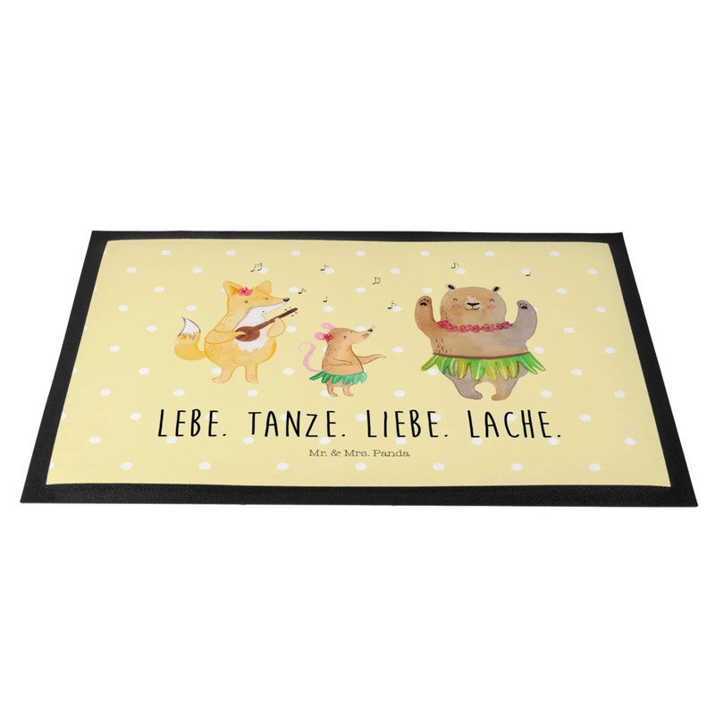 Mr. & Mrs. Panda 40 x 60 cm Doormat Forest