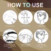 Eyebrow Stamp Stencil Kit - Adjustable Professional Waterproof Long Lasting