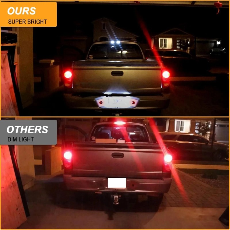 SP 3PCS For Dodge Dakota SLT 1997-2011 LED Third Brake