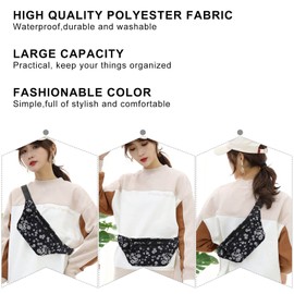 HUA ANGEL Waist Pack for Women Running Fanny Pack Crossbody Phone Belt Bum Bag with Adjustable Strap for Travel Sports Hiking, Little daisy, One Size