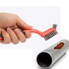 3pcs Small Stainless Steel Little Wire Brushes Set for Cleaning