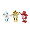 Betus Non-ticking Robot Alarm Clock Stainless Metal - Wake-up Clock