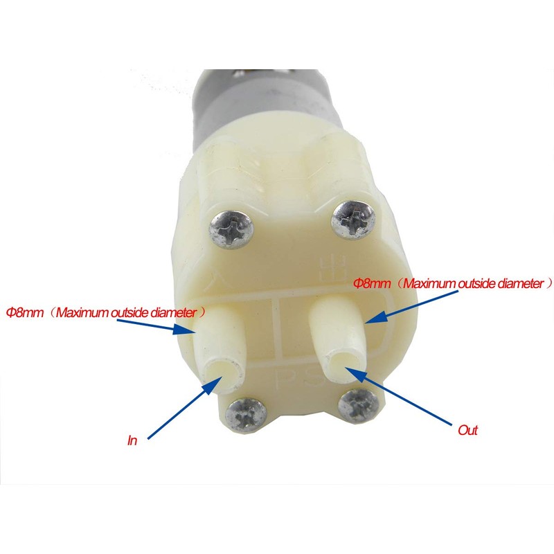 CHANCS 385 DC 24V Diaphragm Self-priming Pump with Silicone Tube