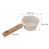 Nonstick Small Pot Small White Sauce Pan Flat Bottom Milk