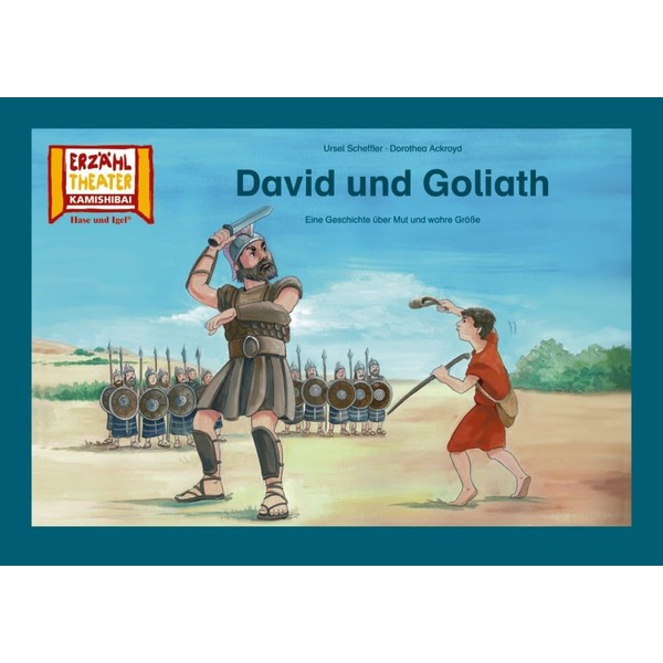 Kamishibai: David und Goliath: 5 Bildkarten für das Erzähltheater
