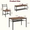 Dining Table Set for 4 Kitchen Table Set with Chairs
