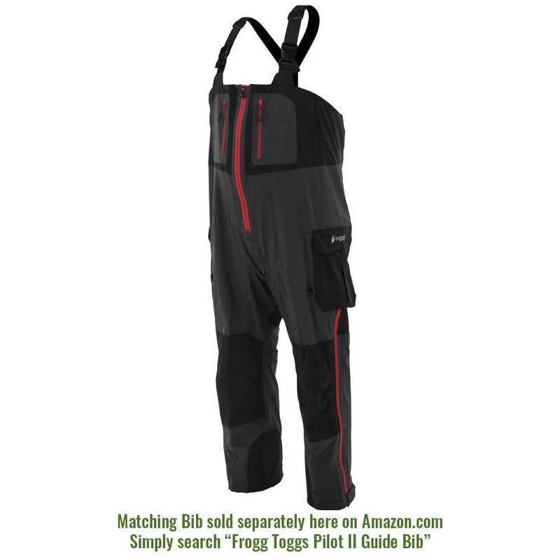 FROGG TOGGS Men's Pilot II Guide Waterproof Breathable Rain Jacket