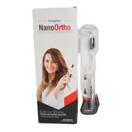 Cepillo de dientes Borgatta Ortodoncia Nano Ortho medio pack x 12 unidades