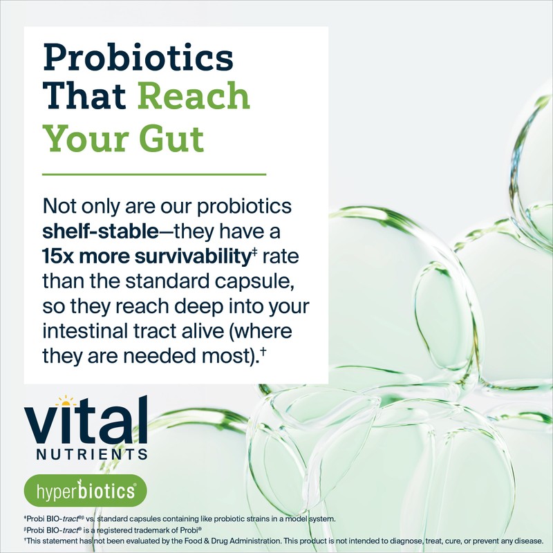 Hyperbiotics Vital Nutrients Bifidobacterium Probiotic | 7 Targeted Strains |