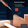 Presch Professional Chisel Set for Wood 4 Pieces - Sharp
