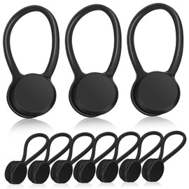 LABRIMP 10 Bridas Magnéticas De Silicona Reutilizables Organizador De Cables Para Auriculares Y Dispositivos Electrónicos En Oficina Y Hogar Compactas Y Resistentes