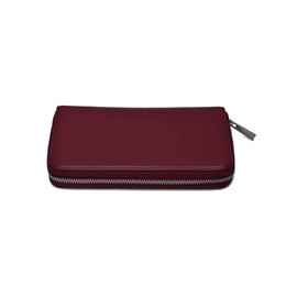 Women's Card & Wallet Long Soft Leather by Bag & Belt with Zip RFID 20 x 11 x 3 Red, burgundy, womens purses