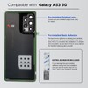 GREEN FUSION Compatible with Galaxy A53 5G Back Cover Replacement,