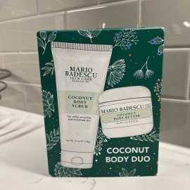 Mario Badescu FULL SIZE - SEALED - Mario Badescu Gift Set Coconut Body Scrub + Body Butter