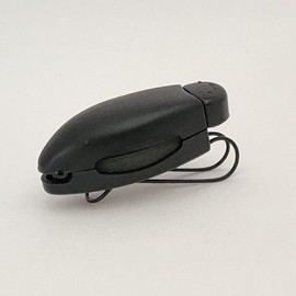 Sunglasses Visor Clip Holder for Car or Belt Matte Black Color - New