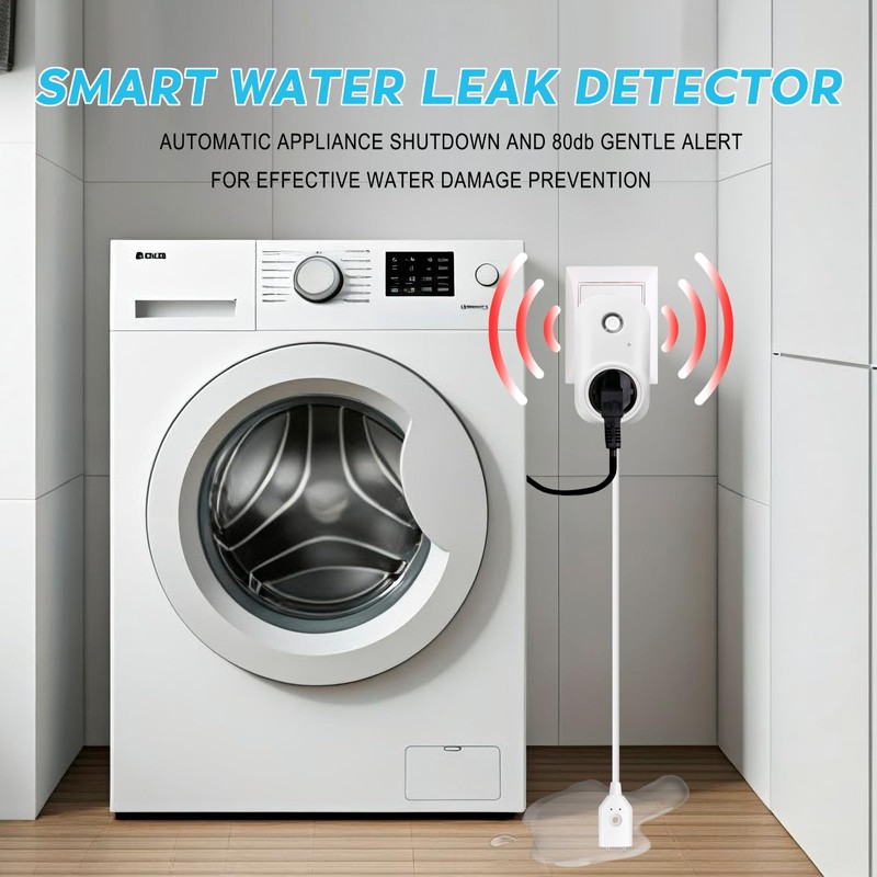 Smart Overflow Detection Sensor - Water Overflow Alarm with Real-Time