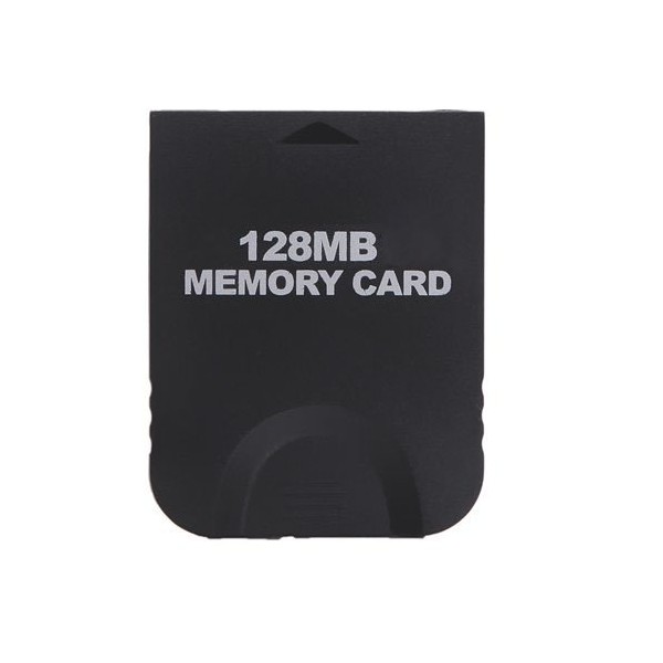 Gamilys 128MB Black Memory Card Compatible for Wii Gamecube