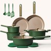 CAROTE Pots and Pan Set Non stick, Cookware Set, 18pcs