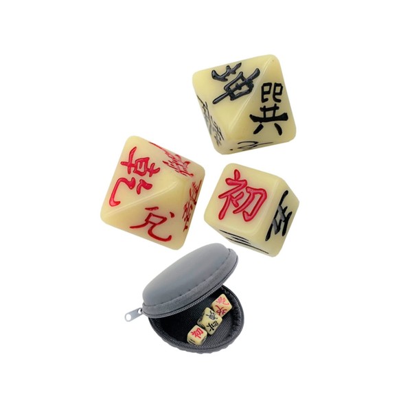 LuceLuce Easy Divination Dice, Arithmetic Wood, Dice, Octagonal, Divination Goods,