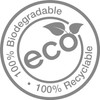 Rapesco Rapesco 1039 ECO Dokumentenmappe mit Druckknopf, A4, unterschiedliche Transparente