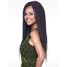 Harlem125 Kima Ez Twin Braid 24" Professional Synthetic Hair Braids KEZ24 (1B Off Black)