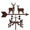 EZ Vane Standing Deer Weathervane — Roof Mount, Wind Cups,