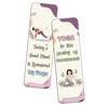 Creanoso Inspiring Yoga Quotes Bookmarks (5-Sets X 6 Cards) –