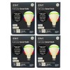 GE (case of 4) Lighting Full Color Smart Bulb, LED