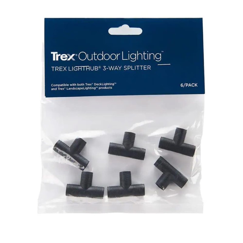 Trex Lighthub 3 Way Splitter (6 Pack) - DL3SPLIT6PK