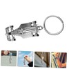 iplusmile 2pcs Race Car Keychains Zinc Alloy Pendant Stylish Car
