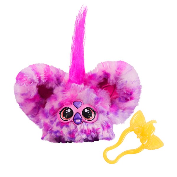 Furby Furblets Hip-Bop Mini Friend, 45+ Sounds, Hip Hop Music & Furbish Phrases, Electronic Plush Toys for Girls & Boys 6 Years & Up, Pink & Purple