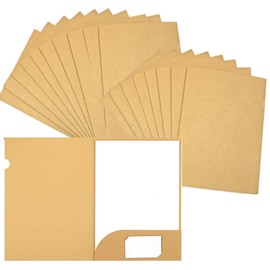 Kachar A4 Individual Folder Kraft Document Organizer File File Document Case Document Management Office Lightweight Office (20)