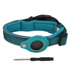 Reflective Dog Collar Adjustable Heavy Duty Pet Collar with Screwdriver for for Small Medium Large Dogs48‑55cm / 19‑21.6in