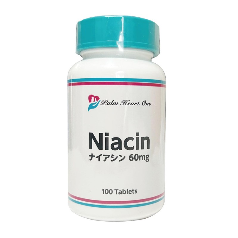 Niacin ナイアシン（ビタミンB3）1粒60mg ～ 3粒180mg 調整していただけるサプリメント 100粒【3コ組】
