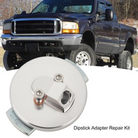 Dipstick Adapter Repair Kit, Oil Pan Dipstick Adapter Repair Kit for 7.3L Powerstroke Pickups 1994 to 2003 (Silver)