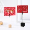 TYGFRT 20 Photo Holders, Message Card Holders, Wooden Postcard Holders,