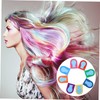 FOMIYES 8pcs Temporary Hair Dye Powder Easy Hair Accessories for