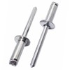 SKIR'CO (50 pcs) Zinc Plated Steel Blind Rivets 6.0 x