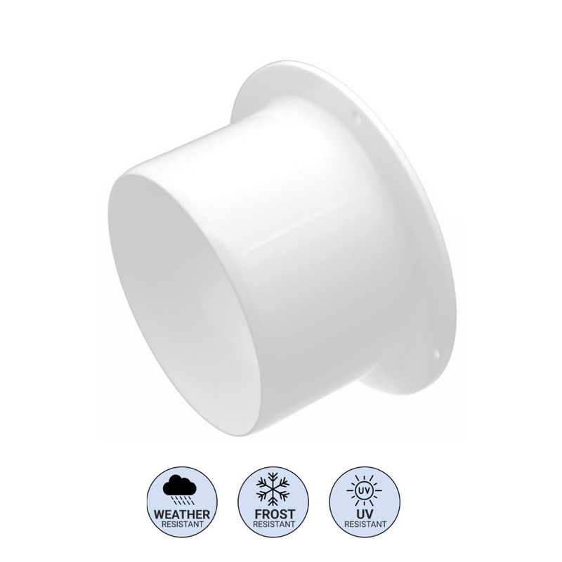 H&C VENT Wall Flange for Air Conditioning & Ventilation System