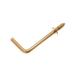 Lot Of 100 Dresser Screw In Hook 32Mm To Shoulder Total Length 45Mm Eb