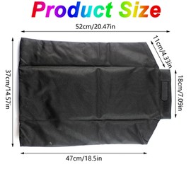 WADY Aberfields Cat Carrier Pouch, Aberfields Cat Carrier Pouch Bag for Adult Cat, Anti-Scratching Grooming Pouch Tote Bag, Cat Carrier Pouch for Claw Care Nail Trimming - Washable and Folds (Black)