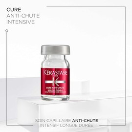 KÉRASTASE Aminexil Force R Tratamiento Para Frenar la Caída del Cabello, Con Aminexil 15,000 PPM, Ramnosa, Complejo AOX y L-Carnosina, 42x6ml