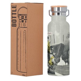 Stainless Steel Water Bottle Thermos Flask – Banksy Aeroplane Fighter F-35 War Street Art – 500 ml