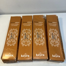 Unbranded 4 Sealed Keyra Permanente Hair Color 8.1 Ash Light Blonde, with Keratin, Damaged