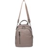 House of Luggage Small Size Womens Genuine Leather Fashion Backpack