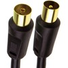 kenable RF Coaxial TV Aerial Lead Coax Plug to Socket